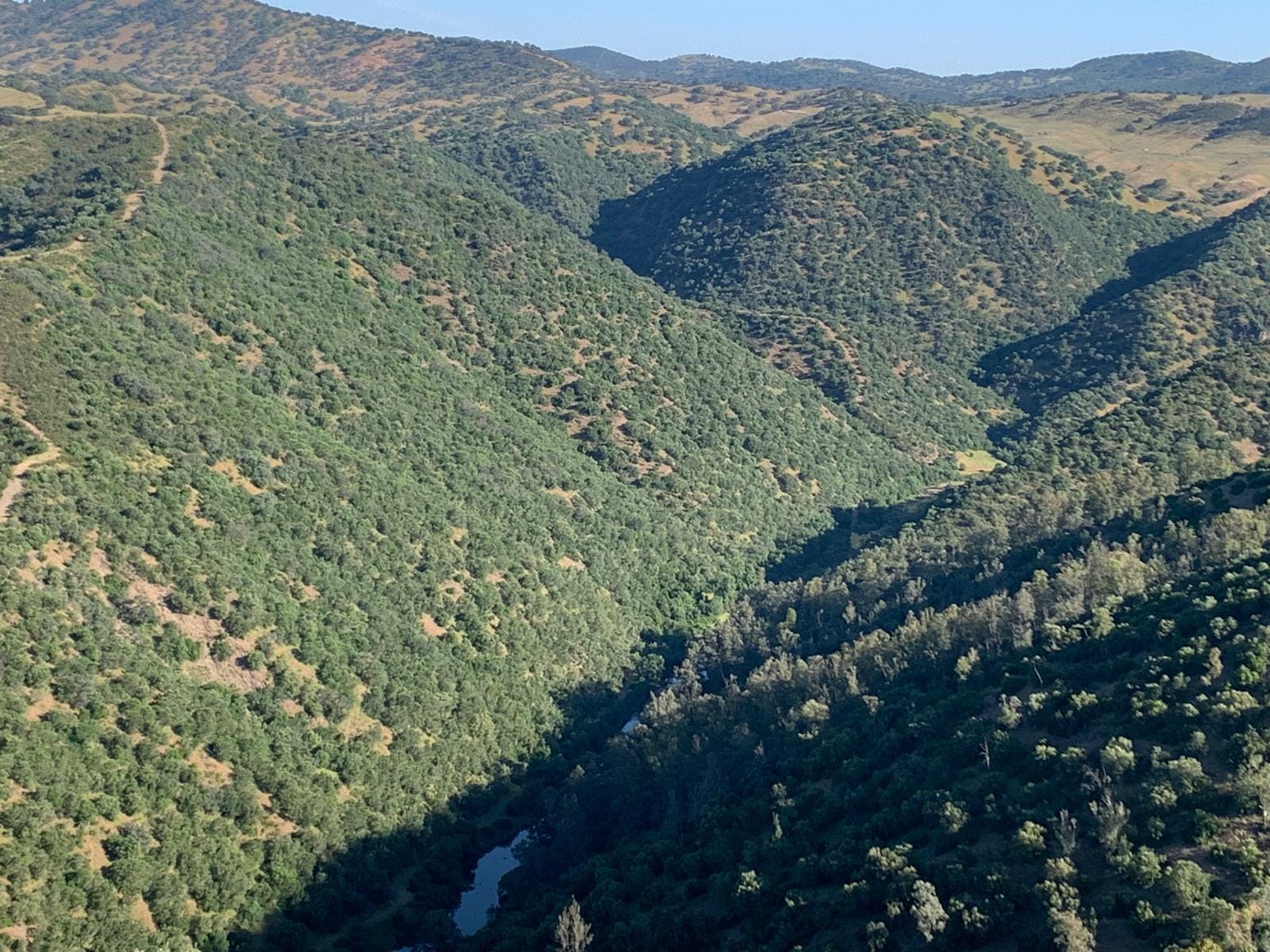 Vista panorámica del rio Viar
